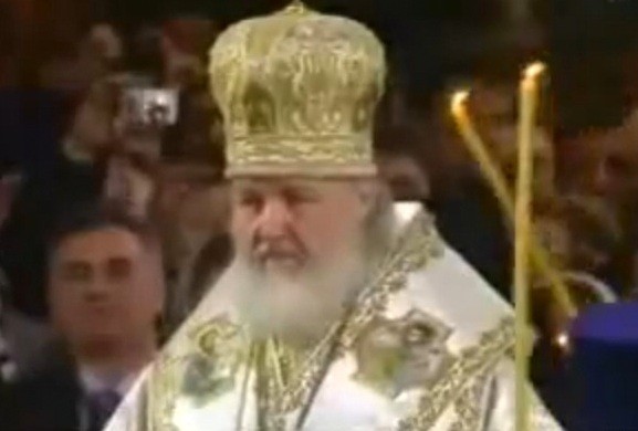 Patriarcha Cyryl I (fot. youtube) 