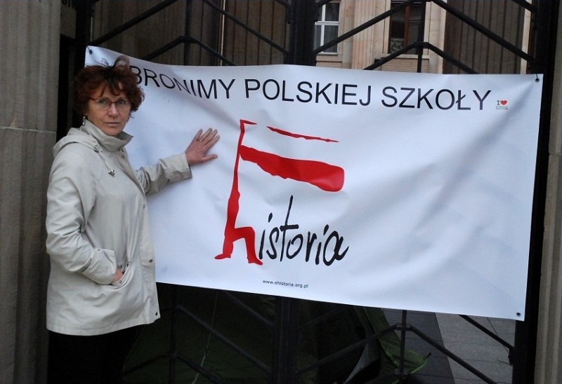 Halina Kurpińska, wiceprzewodnicząca Sekcji Krajowej Oświaty i Wychowania NSZZ &#8222;Solidarność&#8221; (fot. ksd.media.pl) 