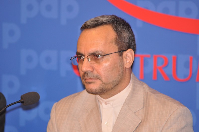 Samad Ali Lakizadeh, ambasador Iranu w Polsce (fot. Stanisław Ciborowski, OW KSD)