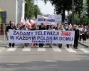 Marsz w obronie TV Trwam w Ostrołęce: &#8222;Będziemy walczyć o koncesję do końca, zwycięskiego końca&#8221; [VIDEO, ZDJĘCIA] 
