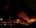 Pożar hali w Stoczni Gdańskiej [VIDEO] 