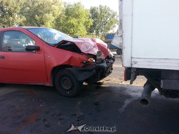 Sprawca karambolu na starym moście był pijany, fot eOstrołęka.pl