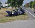 Kolizja z udziałem tira: Vw wylądował w rowie [ZDJĘCIA]