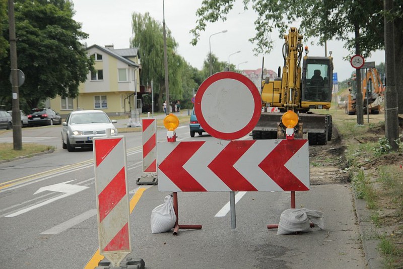 Utrudnienia w ruchu związane z przebudową ulicy Gorbatowa potrwają do połowy listopada, fot. eOstrołęka.pl