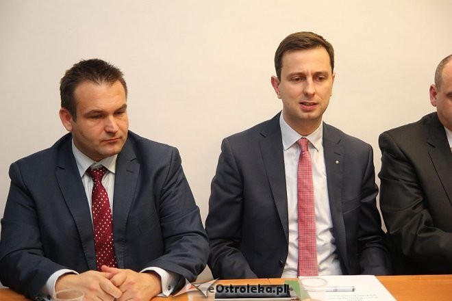 Poseł Bartłomiej Bodio, minister Władysław Kosiniak-Kamysz fot. eOstroleka.pl