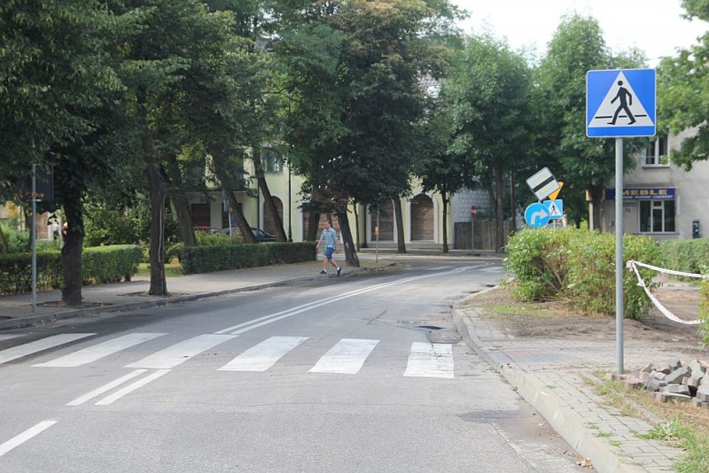 Ulica Staszica jest już przejezdna na całej długości, fot. eOstrołęka.pl
