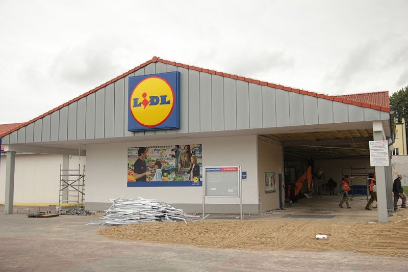 Remont w Lidl-u przy ulicy Witosa potrwa do 9 września, fot. eOstrołęka.pl