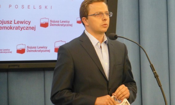 rzecznik Sojuszu Dariusz Joński, fot. sld.org.pl