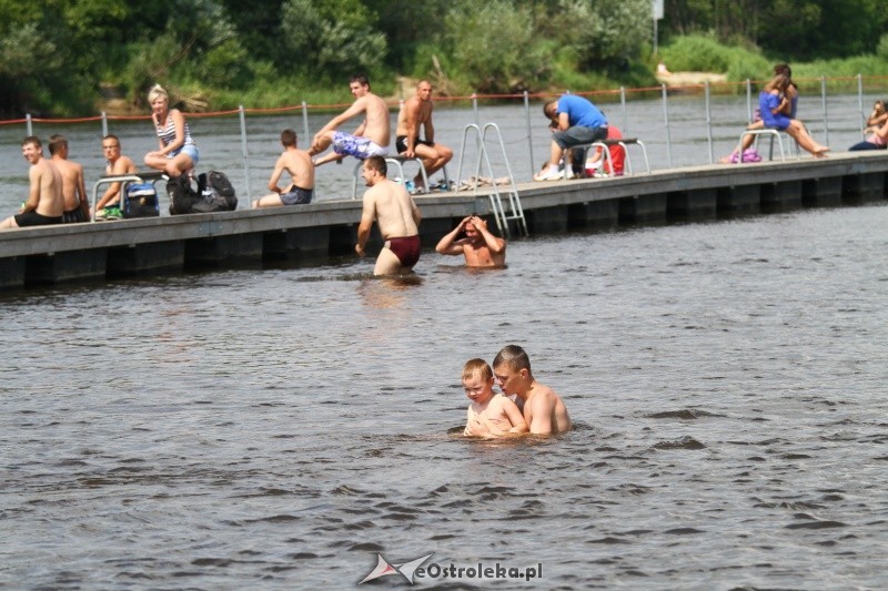 Można się już kąpać w Narwi, fot. eOstroleka.pl
