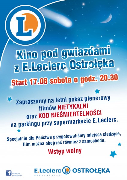 Kino Pod Gwiazdami z E.Leclerc Ostrołęka