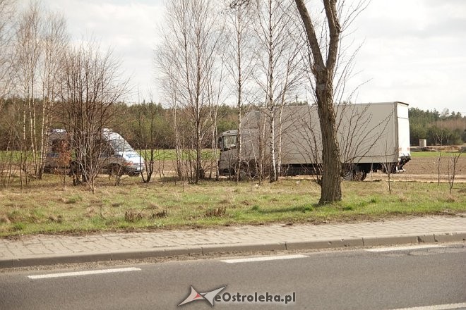 Sprawca kolizji, obywatel Francji ukarany został mandatem w wysokości 250 zł, fot. eOstrołęka.pl