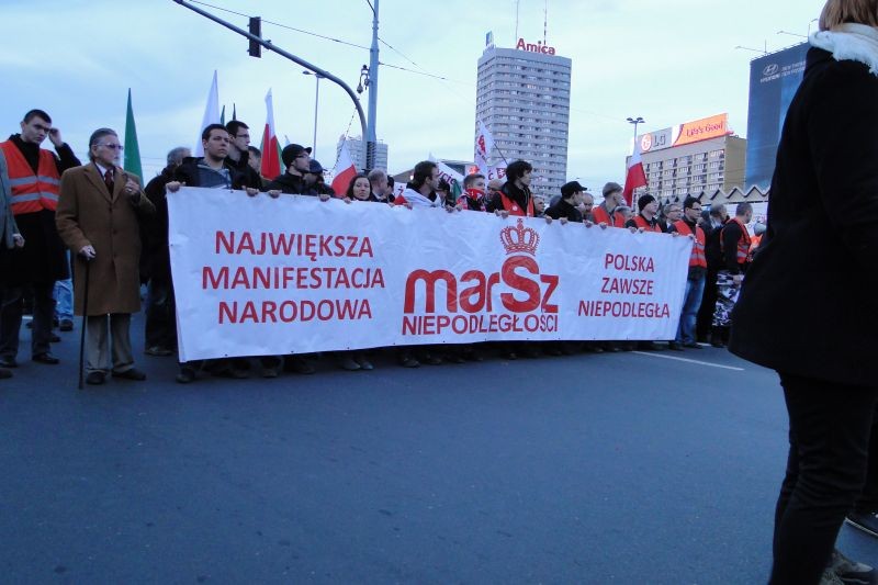 Marsz Niepodległości 2012, fot. eOstroleka.pl