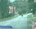 Głowaczowo: 56 punktów karnych dla motocyklisty [WIDEO]