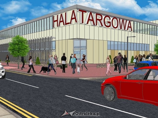 Tak będzie wyglądała Hala Targowa budowana przez spółkę Kurpiowskie Centrum Handlowo-Usługowe