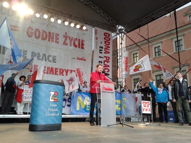 Piotr Duda, przewodniczący Solidarności, fot. solidarność.org.pl