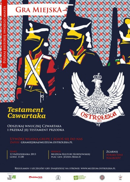 Gra miejska &#8222;Ostrołęka 1831 &#8211; Testament Czwartaka&#8221;