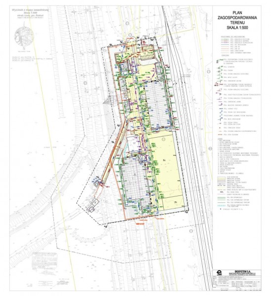 Plan zagospodarowania terenu pod nowoczesną stację segregacji odpadów