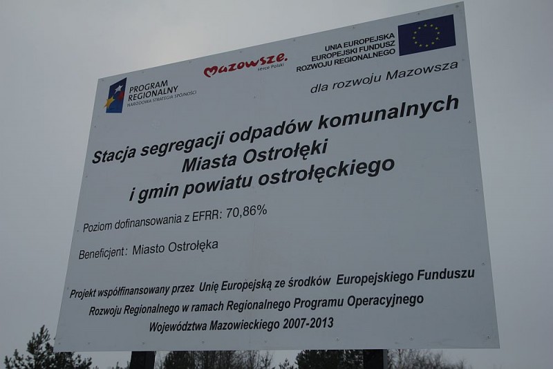 Samorządową stację segregacji odpadów komunalnych przy ulicy Turskiego wybuduje firma Egbud z Bogatyni, fot eOstrołeka.pl