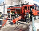 Pożar w Komendzie Miejskiej Policji w Ostrołęce