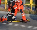 Wypadek na Korczaka: Potrącił inwalidę na przejściu dla pieszych [ZDJĘCIA]