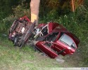 DK 66: Tragiczny wypadek pod Kalnicą. Samochód prowadził pijany 21-latek [ZDJĘCIA]