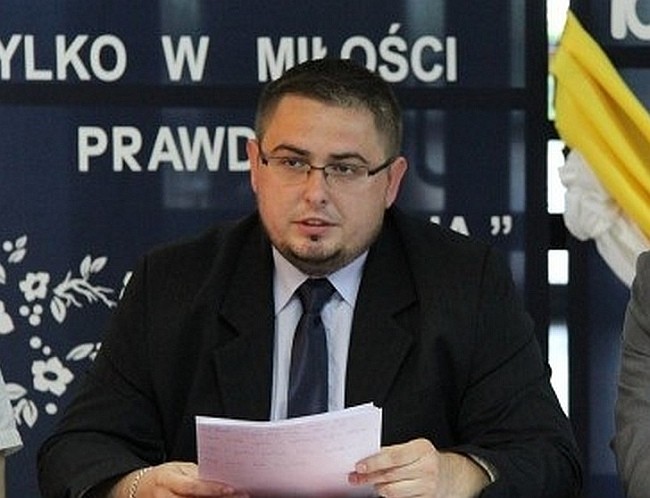 Przewodniczący Rady Osiedla Centum Marcin Żyznowski