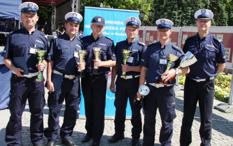 Konkurs Policjant Ruchu Drogowego 2014, fot. KWP Radom