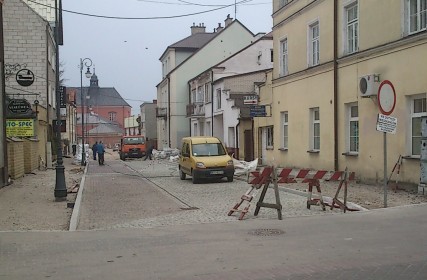 Remont ulicy Bernardyńskiej fot. Urząd Miasta Ostrołęki