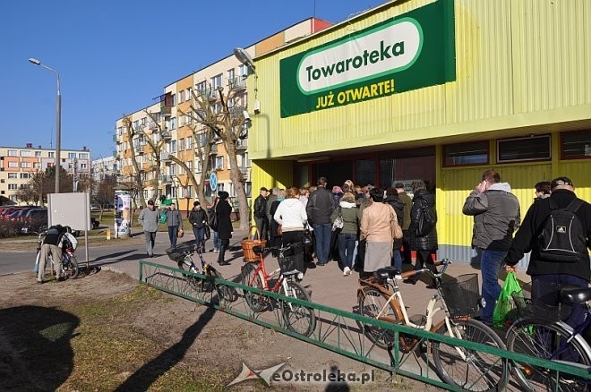 Otwiarcie pierwszego w Ostrołęce sklepu Towaroteka, fot. eOstroleka.pl