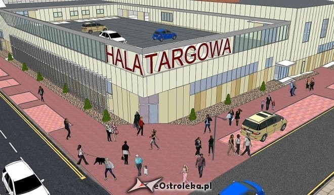 Tak będzie wyglądała Hala Targowa budowana przez spółkę Kurpiowskie Centrum Handlowo-Usługowe