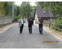 Odbiór końcowy przebudowanej drogi gminnej w miejscowości Korczaki