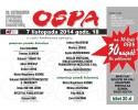 OSPA 2014: Znamy uczestników części konkursowej