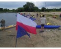 Spływ kajakowy Pisą i Narwią do Ostrołęki pod unijną flagą [ZDJĘCIA]