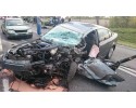 Wypadek na DK 61. Dwie osoby w szpitalu, 4 rozbite auta [ZDJĘCIA]