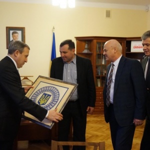 Przedstawiciele powiatu ostrołęckiego z wizytą u ambasadora Ukrainy [ZDJĘCIA]