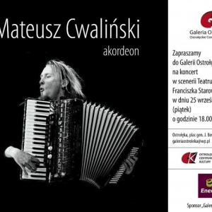 Akordeonowy recital Mateusza Cwalińskiego w scenerii Teatru Rysowania