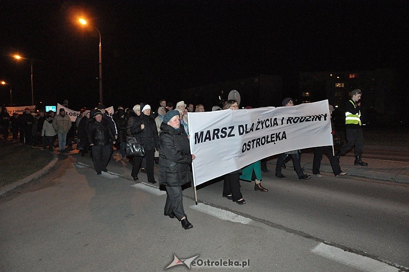 Marsz dla Życia i Rodziny w Ostrołęce, fot. eOstrołęka.pl