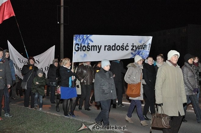 Marsz dla Życia i Rodziny w Ostrołęce 2014, fot. eOstroleka.pl