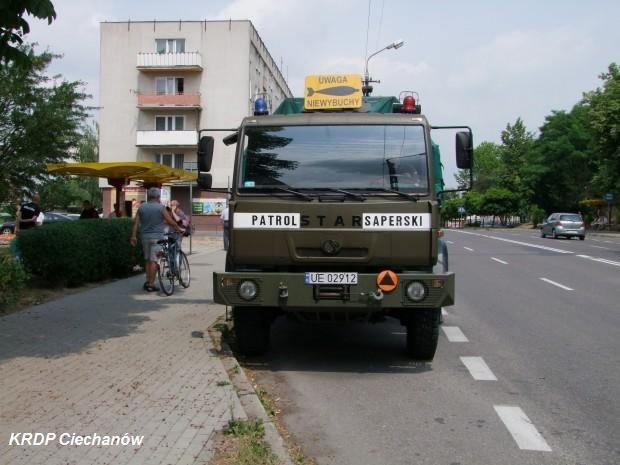 Ciechanów: Niewybuchy w centrum miasta