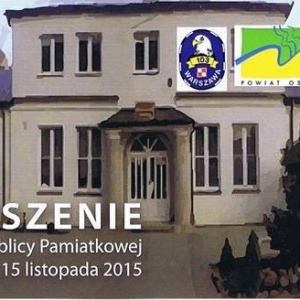 Odsłonięcie tablicy pamiątkowej w hołdzie por. pil. Mirosława Karpińskiego