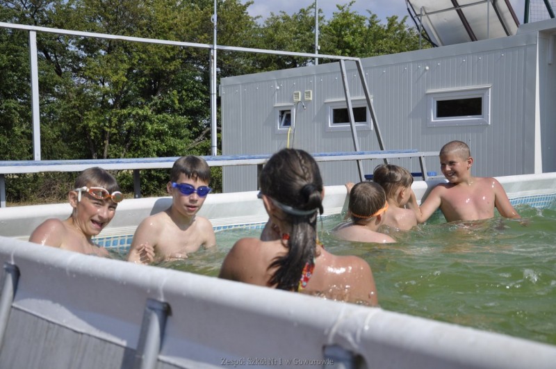 Aqua-Fun - odkryty basen w Goworowie, fot. Adam Dąbrowski ZS Nr 1 w Goworowie