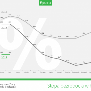 Bezrobocie w Polsce - luty 2015