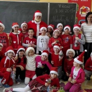 Mikołaj w Szkole Podstawowej nr 10 w Ostrołęce [ZDJĘCIA]