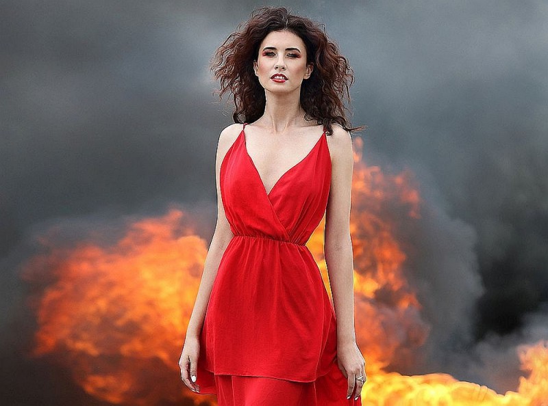 Miss Polski 2014 Ewa Mielnicka "Fire&water",fot. Robert Causari