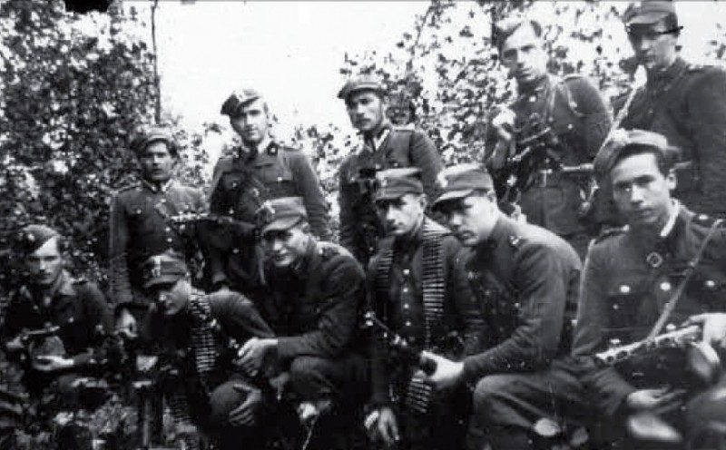 Oddział NZW Mieczysława Dziemieszkiewicza &#8222;Roja&#8221; z KP &#8222;Ciężki&#8221;, 1948 r.