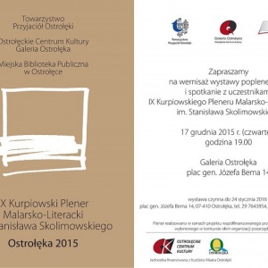 Ostrołęka 2015: Wernisaż wystawy poplenerowej