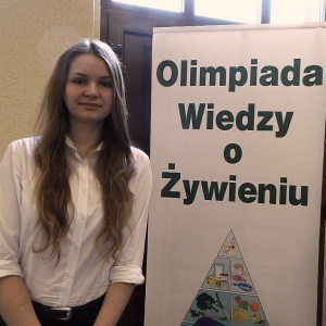 Gabriela Leszka z III LO laureatką Ogólnopolskiej Olimpiady Wiedzy o Żywności i Żywieniu