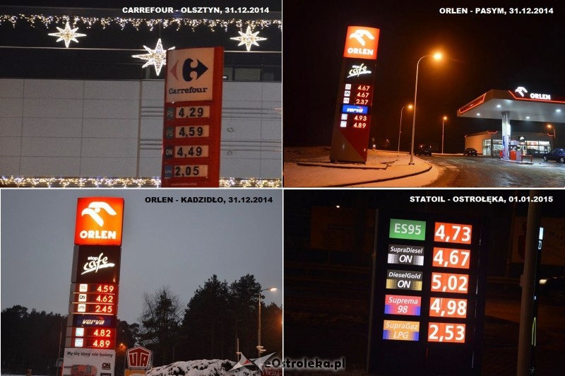 Porównanie cen paliw nie wypada korzystnie dla Ostrołęki (fot. eOstroleka.pl)