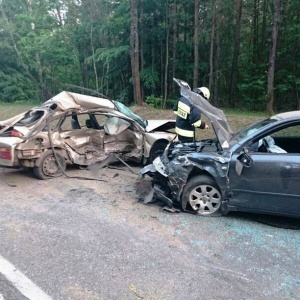 Śmiertelny wypadek na trasie Borowce-Grodzisk [ZDJĘCIA]
