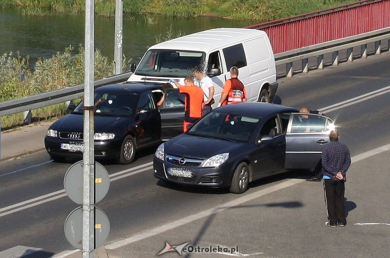 Kolejna w ostatnim czasie kolizja w tym samym miejscu, fot. eOstrołęka.pl